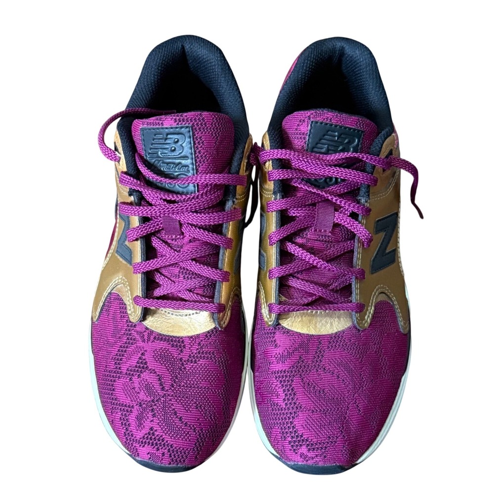 New Balance 1550 RevLite Magenta Gold Metallic Running Sneakers Womens Size 7.5 - Picture 2 of 6